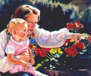 Complimentary colors - the opposites on the color wheel, make for a visual 'zing' in a painting.