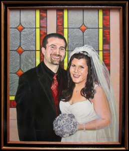 A wedding portrait for Adam and Barbara